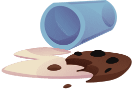 Spill milk clipart