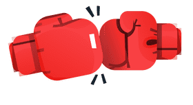 Boxing gloves brofist clipart