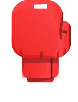 Boxing gloves front clipart