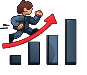 Business graph clipart