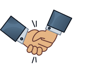 Business handshake clipart