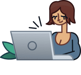 Business laptop clipart