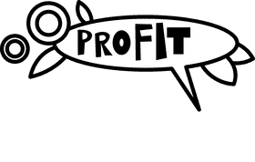 Business profit black and white clipart