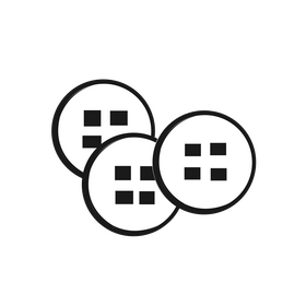 Buttons drawing black and white clipart