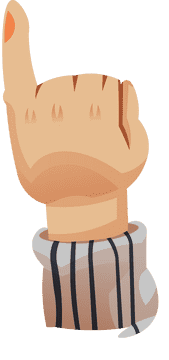 Finger little clipart