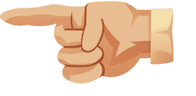 Finger pointing clipart