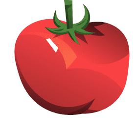 Fruits and vegetables tomato clipart