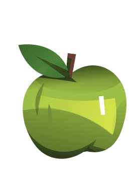 Fruits and vegetables apple clipart