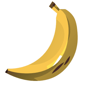 Fruits and vegetables banana clipart