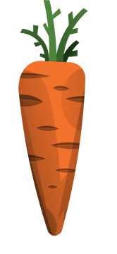 Fruits and vegetables carrot clipart
