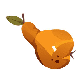 Fruits and vegetables pear clipart