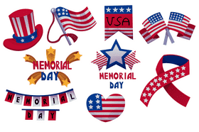 Memorial day vector