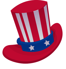 Memorial day hat clipart