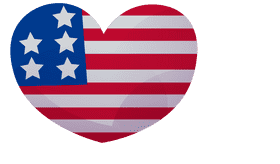 Memorial day heart clipart