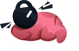 Stress brain clipart