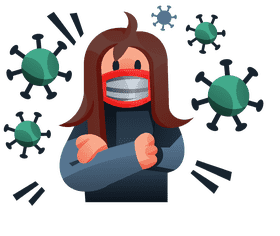 Stress virus clipart