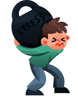 Stress weight clipart