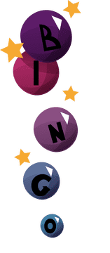 Bingo balls clipart