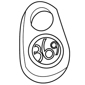 Actor lable black and white clipart