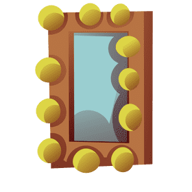 Actor mirror clipart