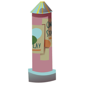 Actor pillar clipart