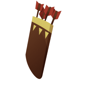 Archer quiver clipart