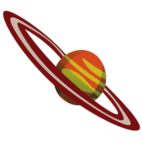 Astronaut planet clipart