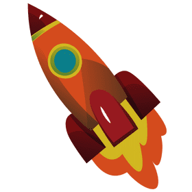 Astronaut rocket clipart
