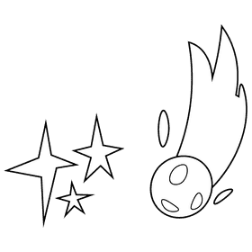 Astronaut space black and white clipart