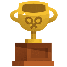 Badminton cup clipart