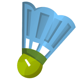Badminton shuttlecock clipart