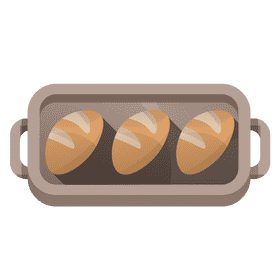 Baker plate clipart