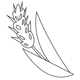 Baker wheat black and white clipart