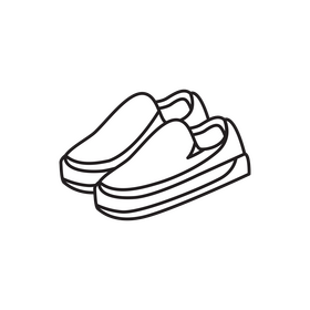 Climbing shoes drawing black and white clipart free download