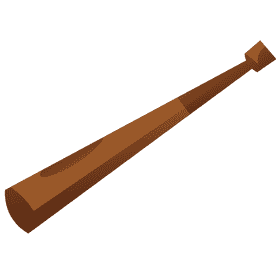 Baseball bat clipart
