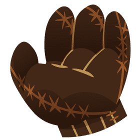 Baseball glove clipart