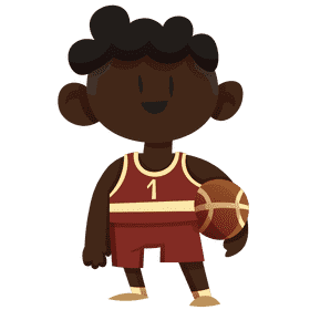 Basketball player clipart