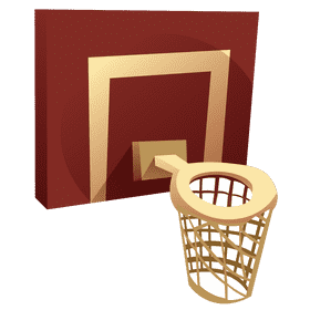 Basketball ring clipart