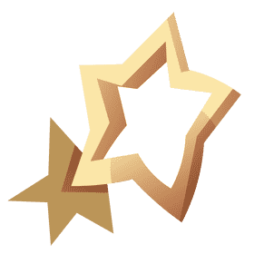 Basketball stars clipart