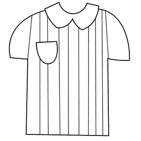 Basketball tshirt black and white clipart