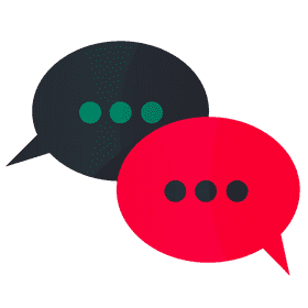 Blogger chat clipart