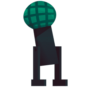 Blogger microphone clipart