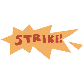 Bowling strike clipart