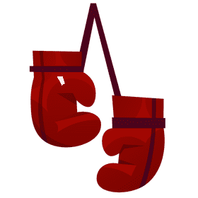 Boxer gloves clipart