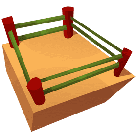 Boxer ring clipart