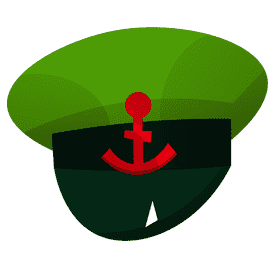 Captain hat clipart