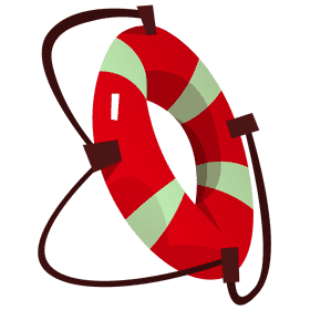 Captain safety circle clipart