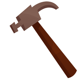 Carpenter hammer clipart