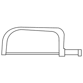 Carpenter sawthin black and white clipart