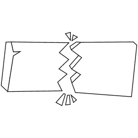 Carpenter wooden plank black and white clipart